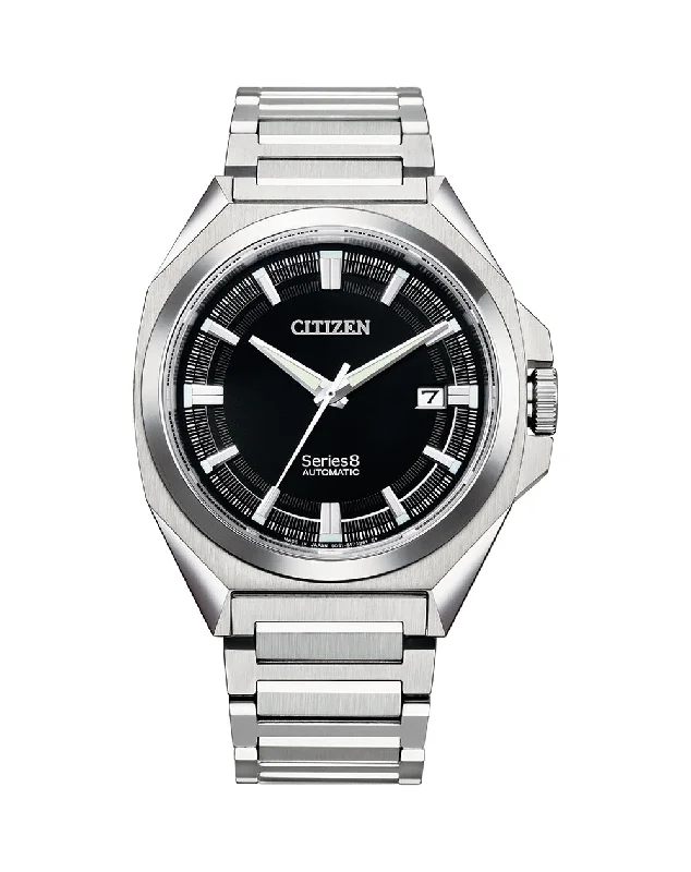 Citizen Series 8 Black Dial Automatic Watch NB6010-81E