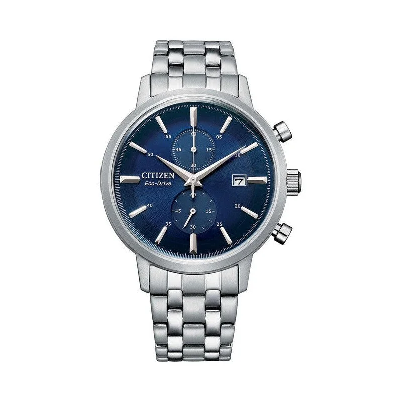 Citizen Eco-Drive Gents Chronograph Blue Dial CA7060-88L