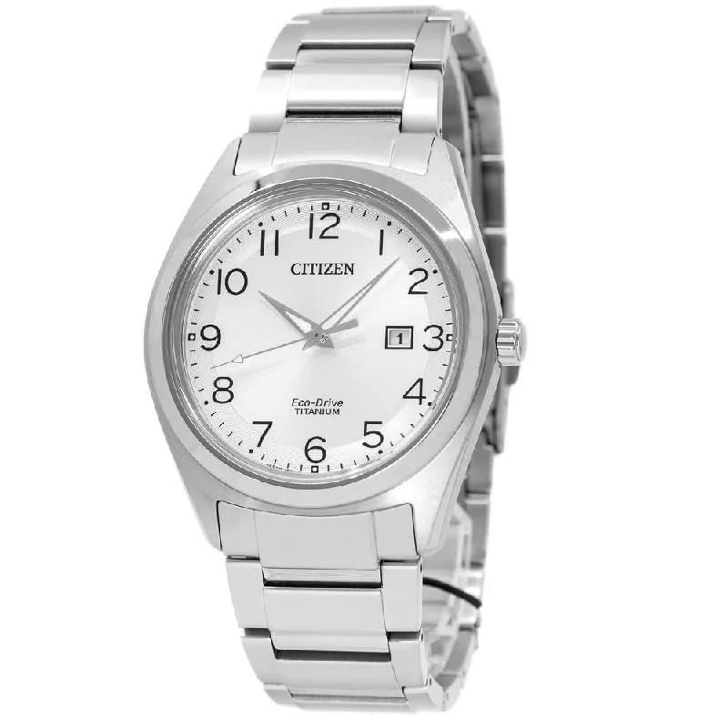 Citizen Men's AW1640-83A Super Titanium Silver Dial Watch