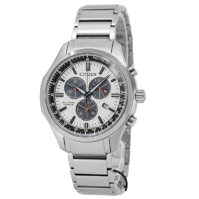 Citizen Men's AT2530-85A Crono Super Titanio 2530 Eco-Drive