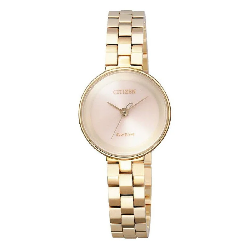 Citizen Ladies EW5503-59W Eco-Drive Golden Watch