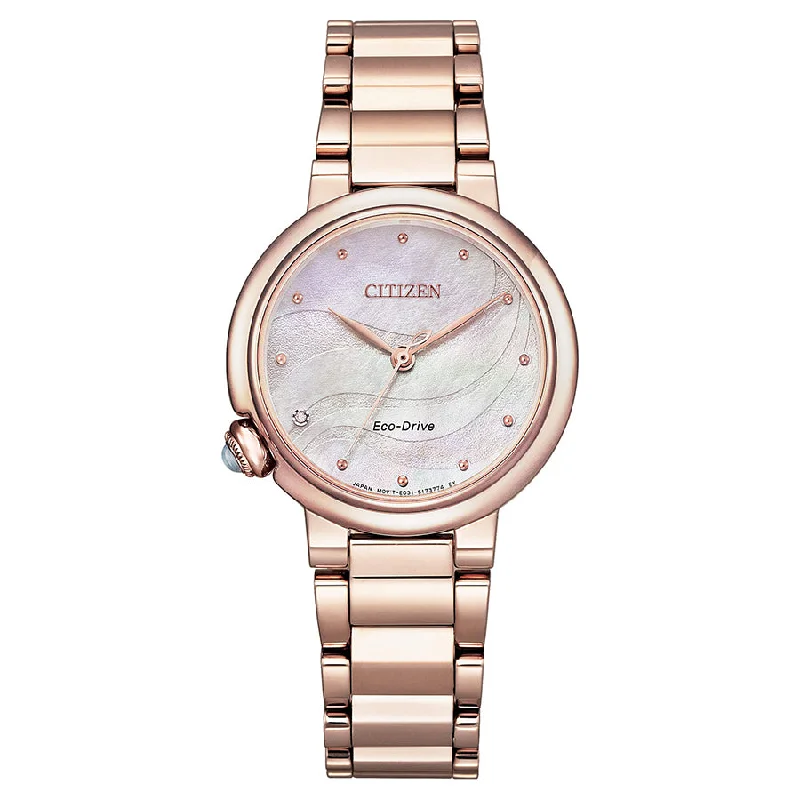 Citizen Ladies EM0912-84Y MOP Dial Watch