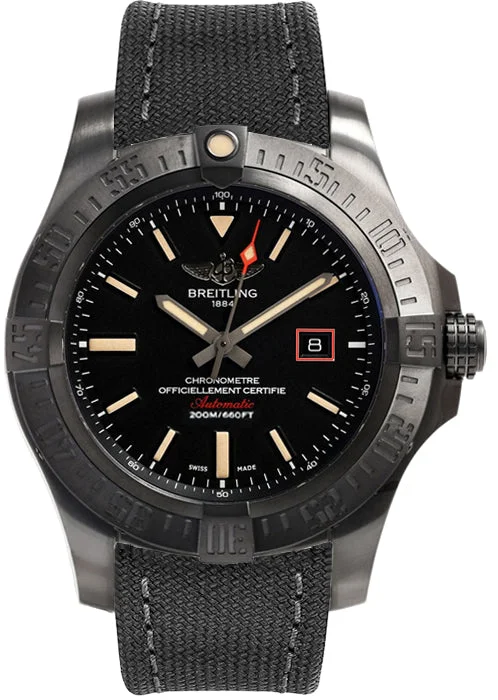 Breitling Avenger Blackbird Titanium Volcano Black 44mm Dial