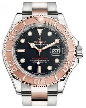 Rolex Yacht-Master 40 Rose Gold/Stainless Steel Black Dial Oyster Bracelet 126621