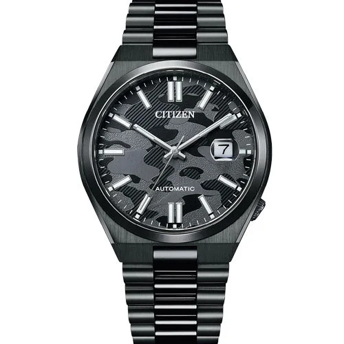 Citizen Mechanical Black Dial Men 40mm NJ0155-87E