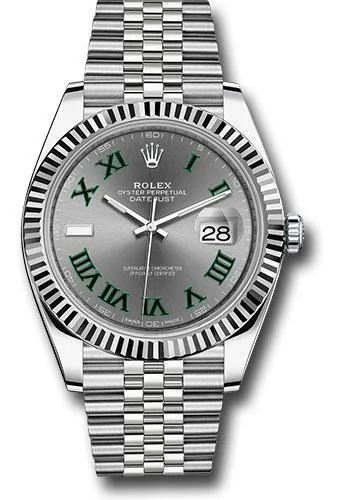 Rolex Datejust 41mm Watch 126334 slgrj