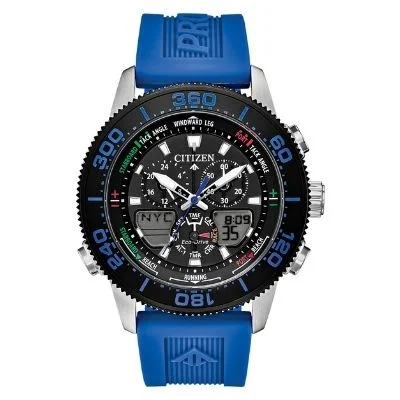 Men's Citizen Watch Promaster Sailhawk Cobalt Blue Silicone Band Watch JR4068-01E