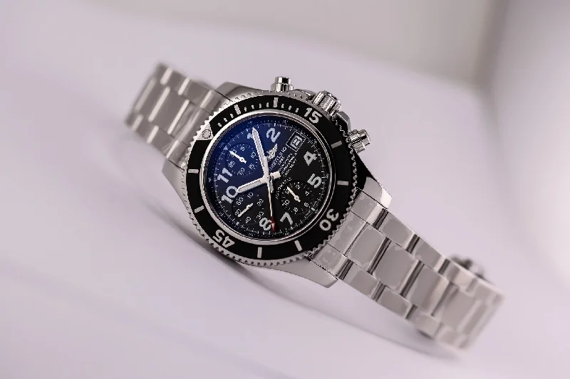 Breitling Superocean Chronograph Black Dial