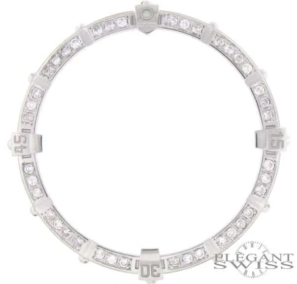 Breitling Windrider Crosswind Stainless Steel Bezel A13355 with Custom 1.0Ct Diamond Setting