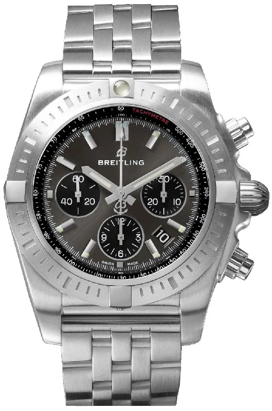 Breitling Chronomat B01 Chronograph Steel-Blackeye Gray 44mm