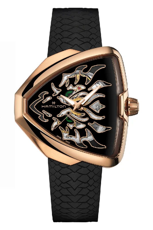 Hamilton Ventura Elvis80 Skeleton 'Year of the Dragon' Automatic H24525332