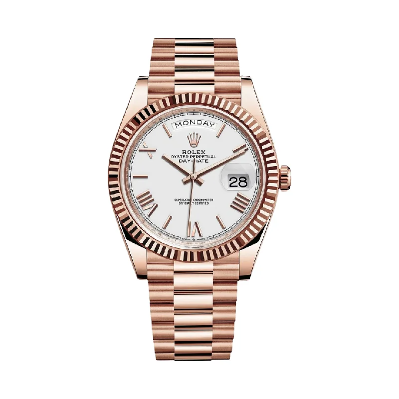 Rolex Day Date 40 228235 White Roman