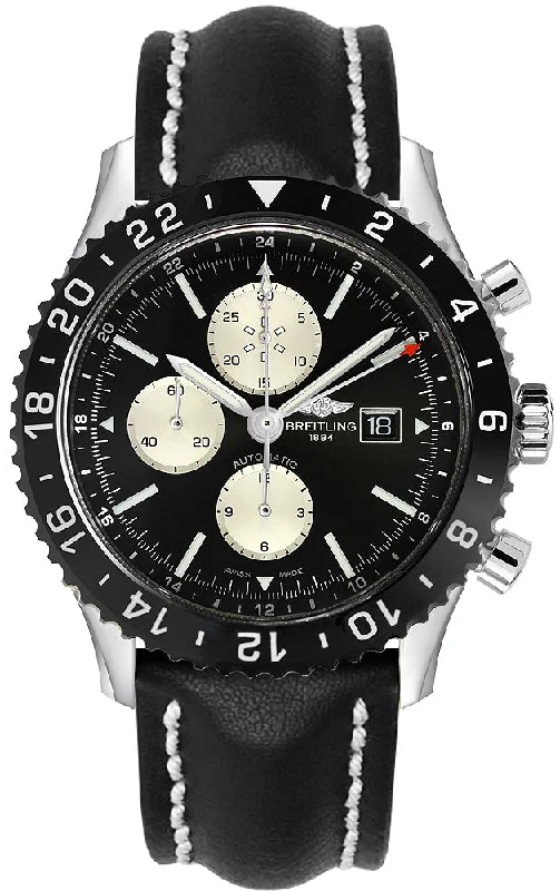 Breitling Chronoliner Black 46mm Dial