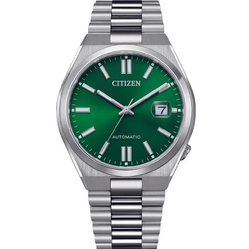 Citizen Mechanical Green Dial Men 40mm NJ0150-81X