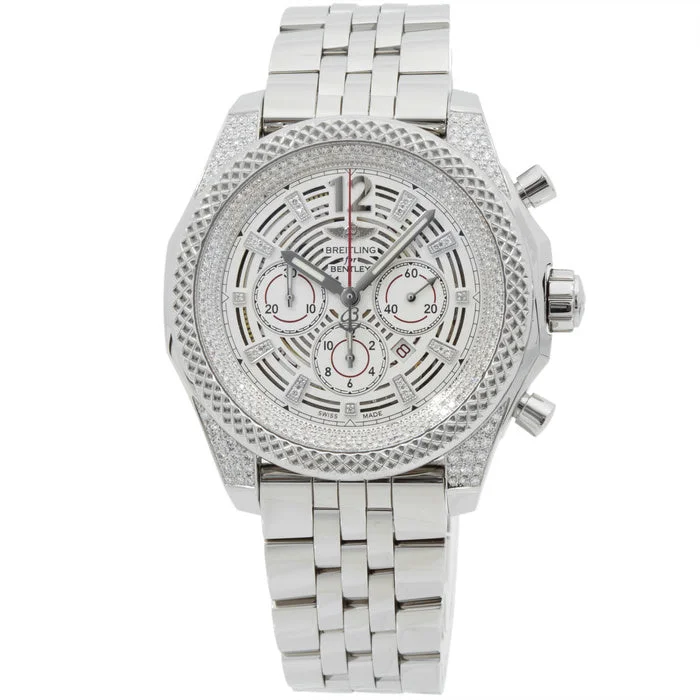 Breitling Bentley Barnato Stainless Steel Silver Dial