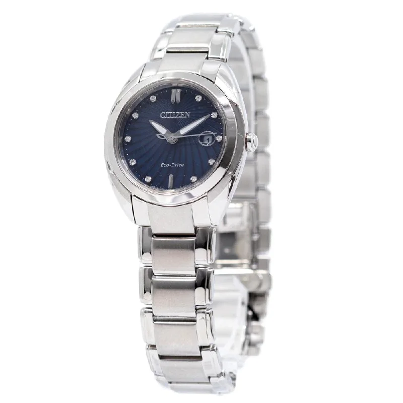 Citizen Ladies EM0310-61L Blue Dial Diamonds Watch