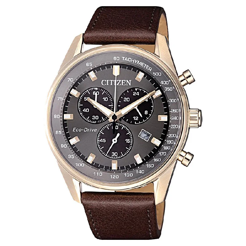 Citizen Men's AT2393-17H Eco-Drive Chronograph Watch