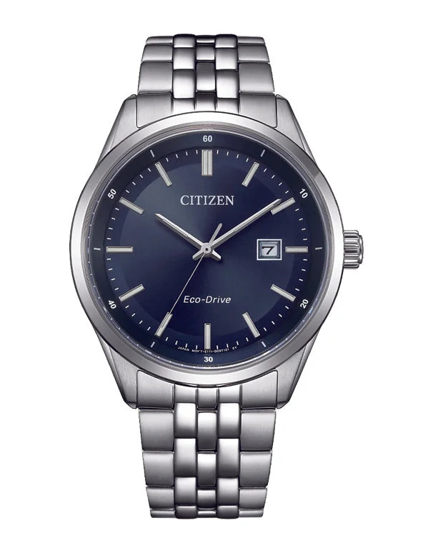 Citizen- Gents Eco-Drive Bracelet Stainless Steel Silver-BM7560-59L-789113