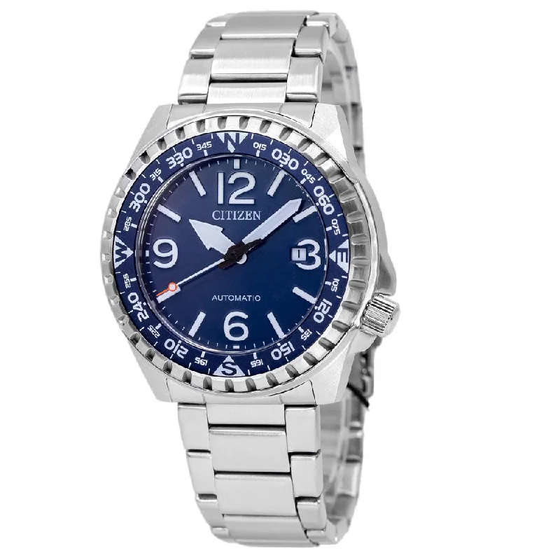 Citizen Men's NJ2191-82L Military Blue Dial Date