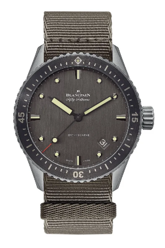 Blancpain Fifty Fathoms Bathyscaphe Titanium 5000 1210 NAGA