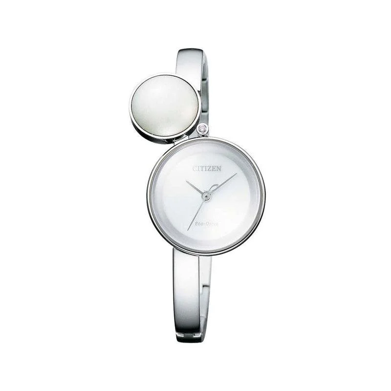 Citizen L Eco-Drive Ambiluna Urushi Drop  Silver Watch