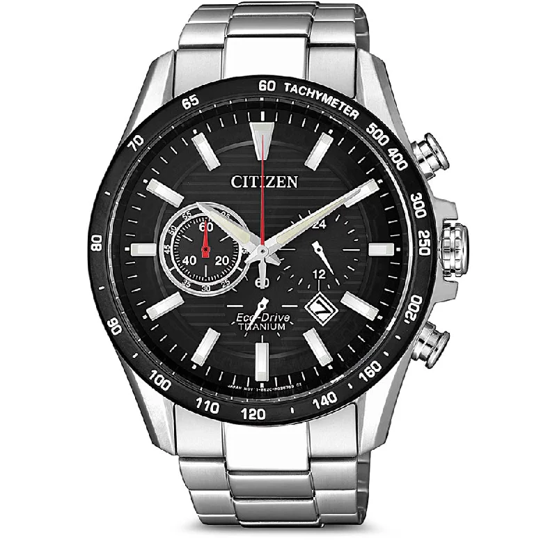 Citizen Men's CA4444-82E  Crono Super Titanium Eco-Drive