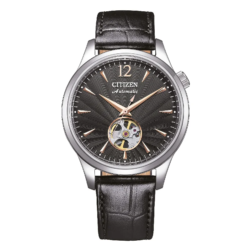 Citizen NH9131-14E Mechanical Open Heart Automatic