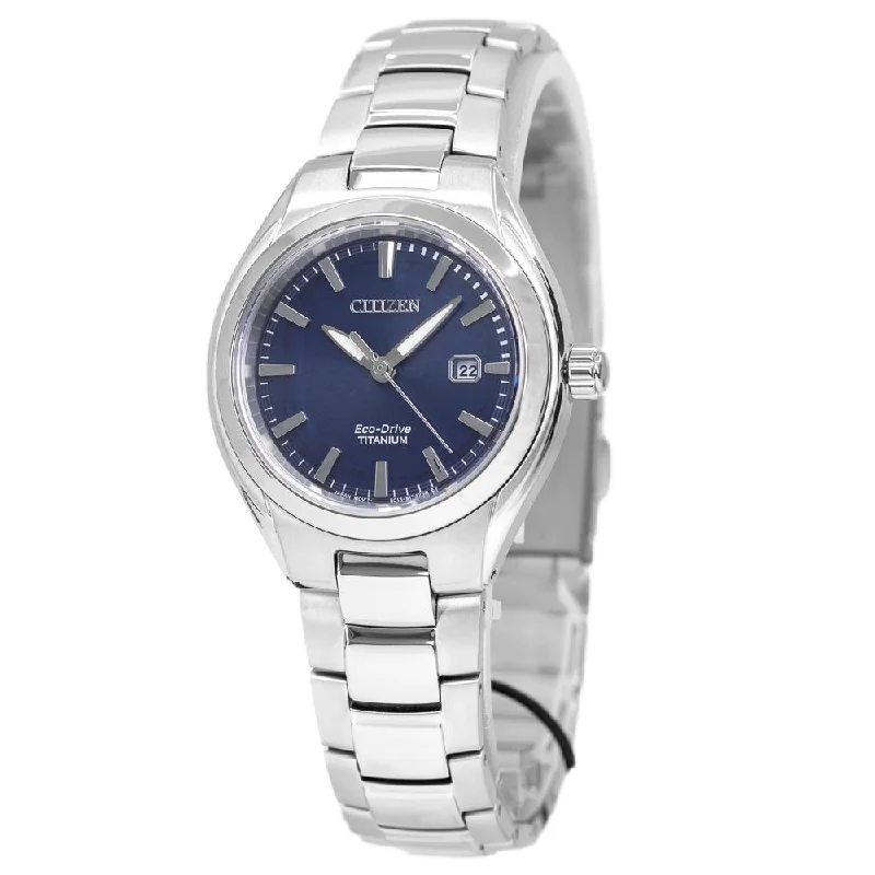 Citizen Ladies EW2610-80L Super Titanium Blue Dial Watch