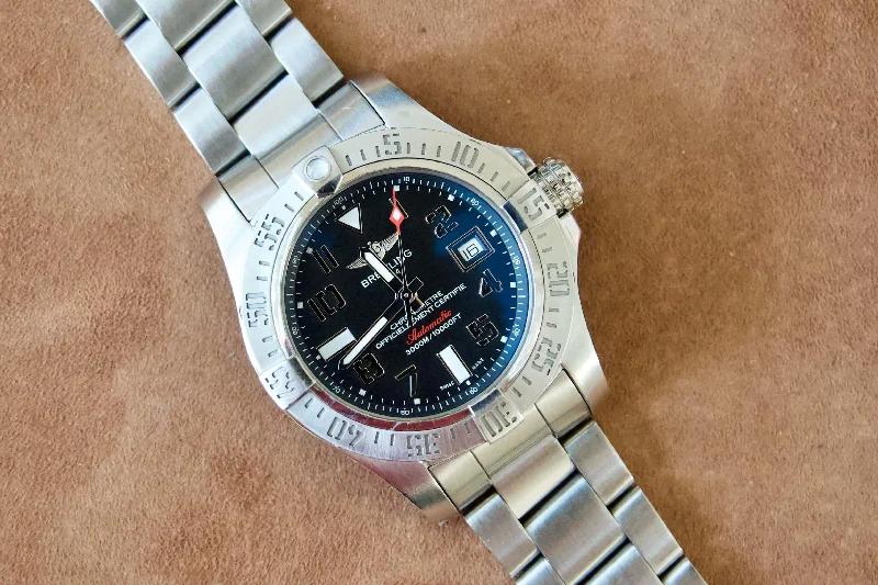 SOLD OUT: Breitling Avenger II SeaWolf A17331 Automatic Box and Papers Steel 45mm Diver