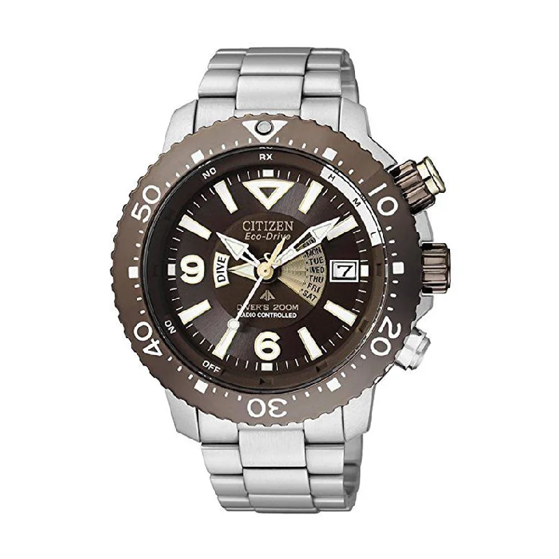 Citizen Men's BY2000-55W Eco-Drive Brown Dial Watch