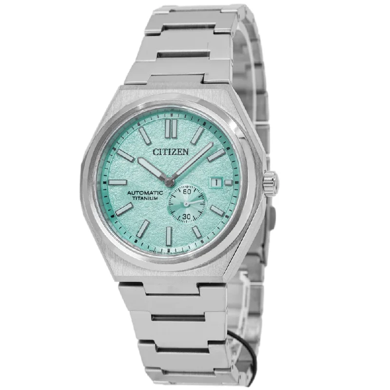 Citizen Men's NJ0180-80M Super Titanium Lightgreen Dial Auto