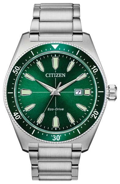 Citizen AW1598-70X Eco-Drive Bryson Green Dial Stainless Steel