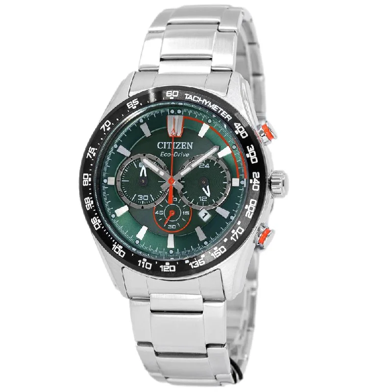 Citizen Men's CA4486-82X Chrono Sport Green Dial Watch