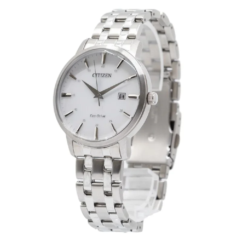 Citizen Men's BM7460-88H Eco-Drive White Dial Watch