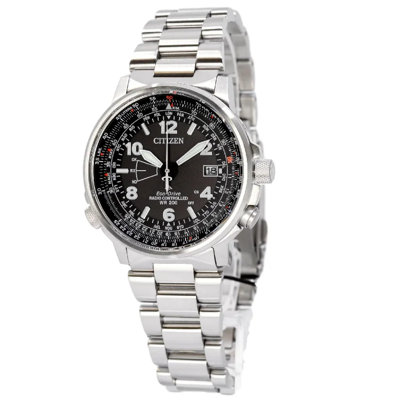 Citizen Men's CB0240-88E Radio Controlled Pilot Eco-Drive