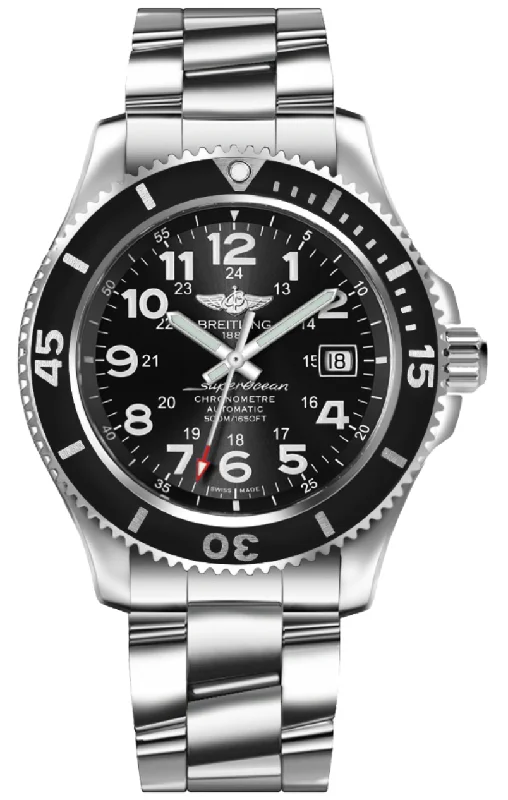 Breitling Superocean II 42 Stainless Steel Black