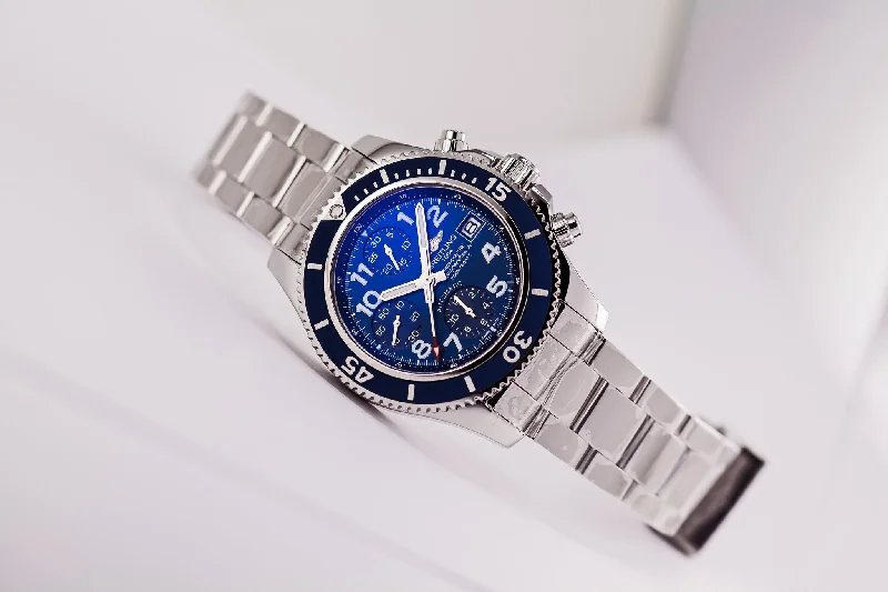 Breitling Superocean Chronograph Blue Dial (Independence Day Special)