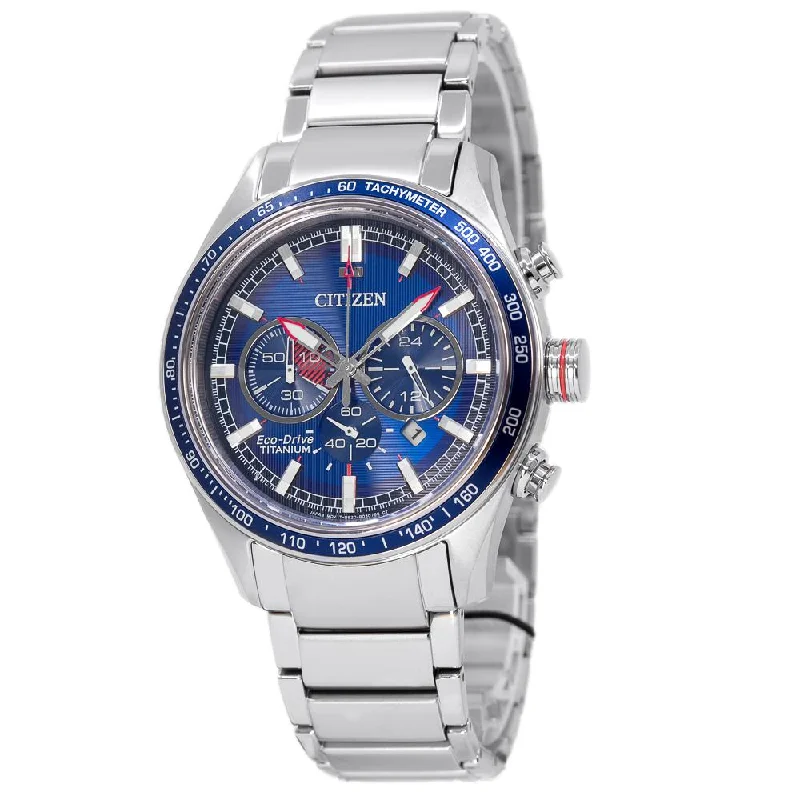 Citizen Men's CA4490-85L Super Titanium Eco-Drive Blue Watch