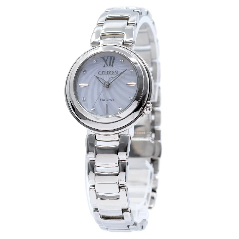 Citizen Ladies EM0331-52D White Dial Diamonds Watch