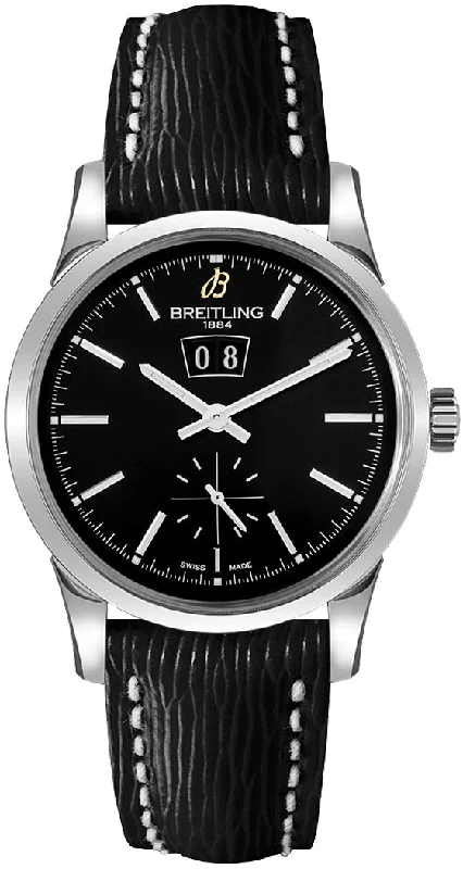 Breitling Transocean 38 Stainless Steel Black Dial