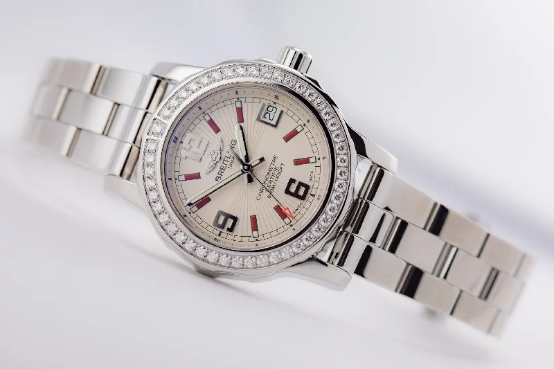 Breitling Colt Lady Quartz 33 Diamond Bezel