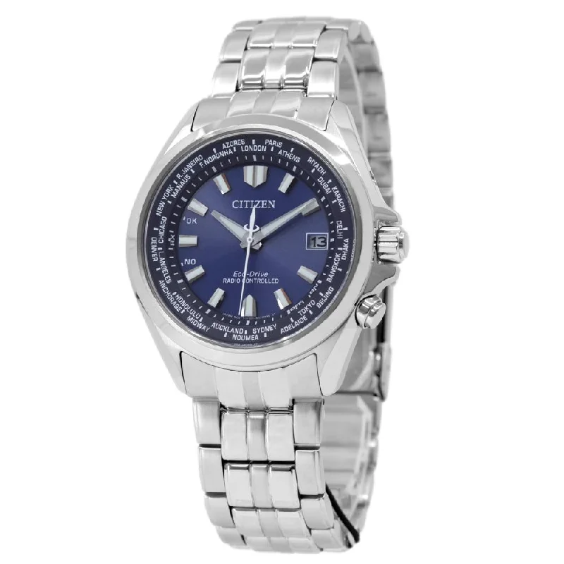 Citizen Men's CB0220-85L Super Titanium Blue Dial Watch