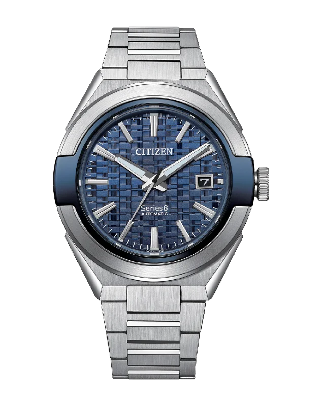 Citizen Series 8 Automatic Stainless Steel Blue Dial Watch NA1037-53L