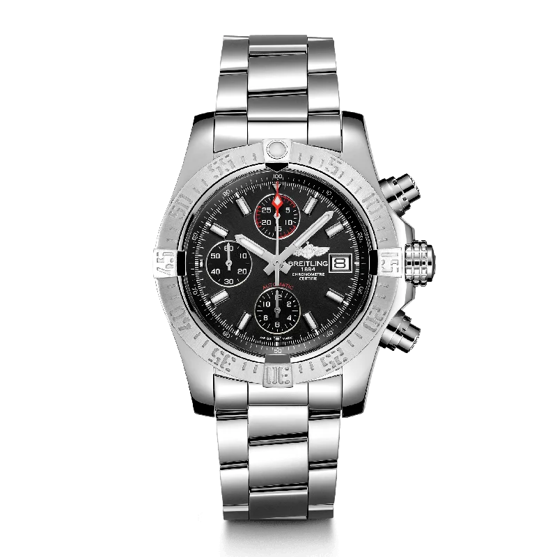 Breitling Avenger II Steel - Volcano Black 43mm