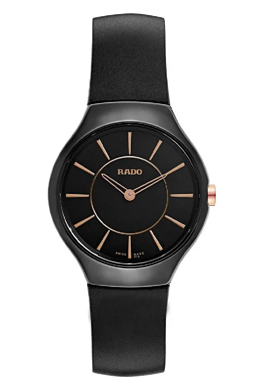 Rado True Thinline Black Ceramic R27742159