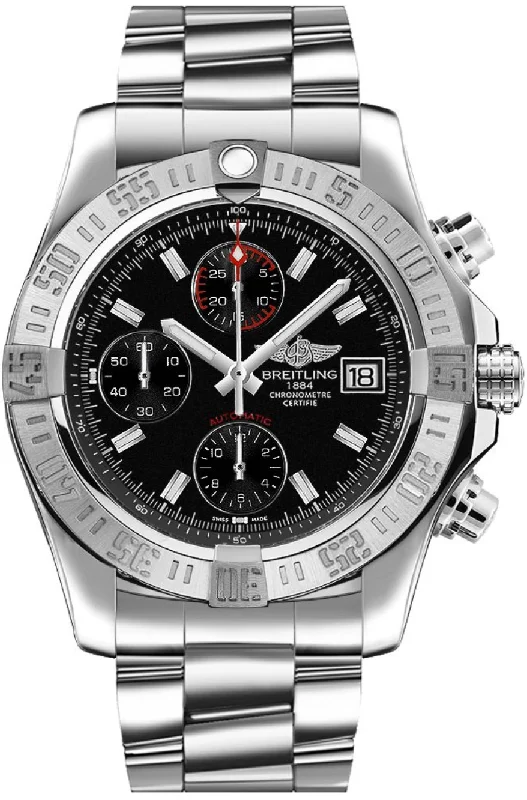 Breitling Avenger II Stainless Steel Black Dial