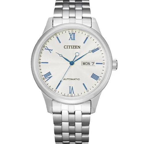 Citizen Mechanical White Dial Men 40mm NH7501-85A