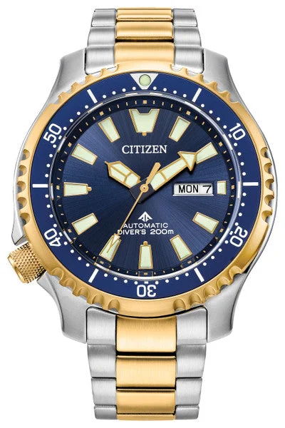 Citizen NY0154-51L Promaster Automatic Diver Two Tone Blue