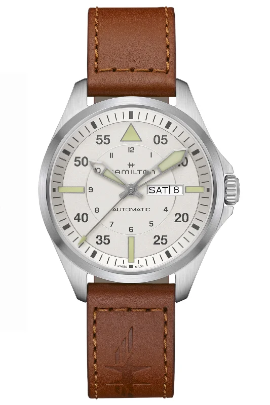 Hamilton Khaki Aviation Pilot Day Date Auto H64635550