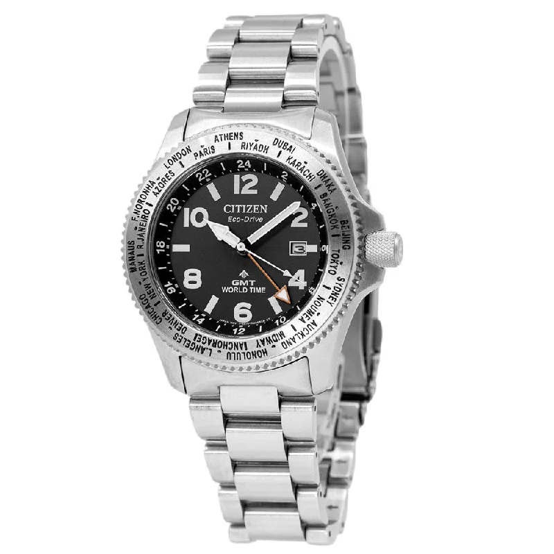 Citizen Men's BJ7100-82E Promaster Eco-Drive GMT Watch